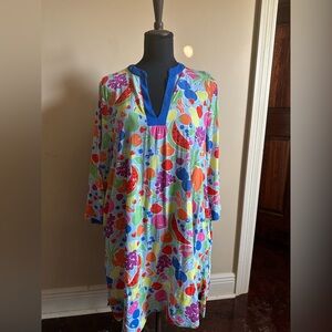 Kate Spade Multicolor Fruit dress Medium beach resort vacay cruise coastal